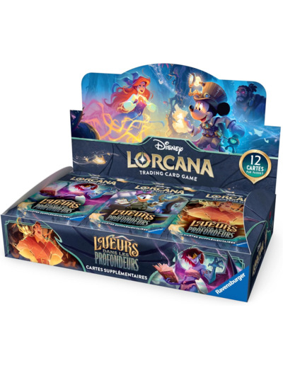 Display Disney Lorcana TCG - Boite de 24 boosters Chapitre 10 : Lueurs dans Les Profondeurs - VF