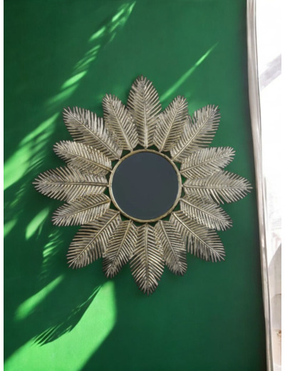 Miroir feuille palmier