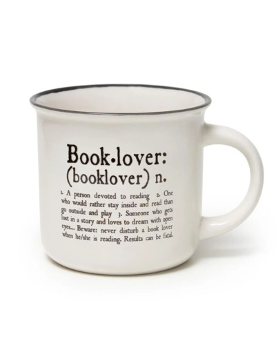 Legami - Tasse Puccino, Tasse en Porcelaine Nouvelle, Thème Amoureux des Livres, Collection Take a Break, Capacité 350 ml