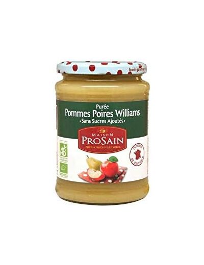 Puree pomme poire Williams 620g PROSAIN