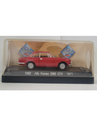 ALFA ROMEO 2000 GTV 1971 SOLIDO 1862 1/43 BOITE D'ORIGINE