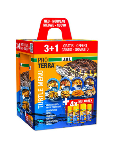 JBL PROTERRA, Turtle Menu - 4 x 250ml