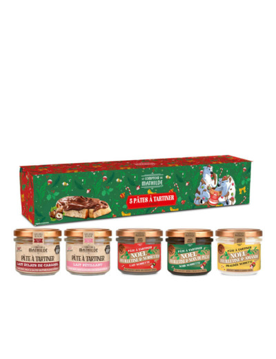 Coffret Noël 5 Pâtes à Tartiner