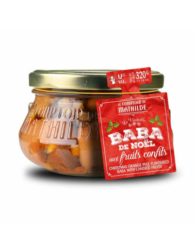 Baba de Noël aux Fruits Confits 12% Vol. 320G