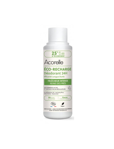 Eco recharge du déodorant soin efficacité longue durée reine des prés 100ml