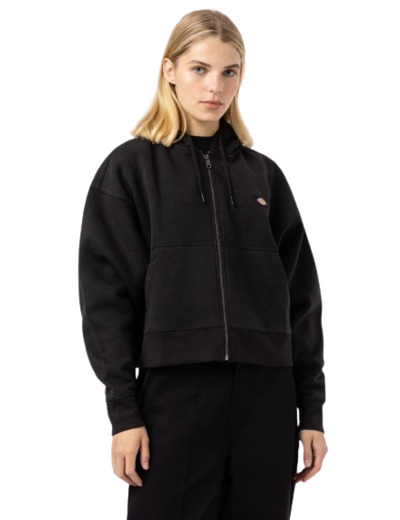 Sweat Zippé Femme DICKIES Oakport Black