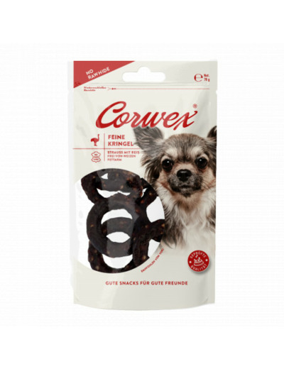 CORWEX, Feine Kringel à l'autruche & riz - 70g