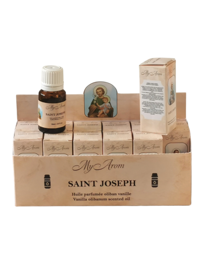 Flacon d'Huile Parfumée 10ml Saint Joseph/Oliban Vanille