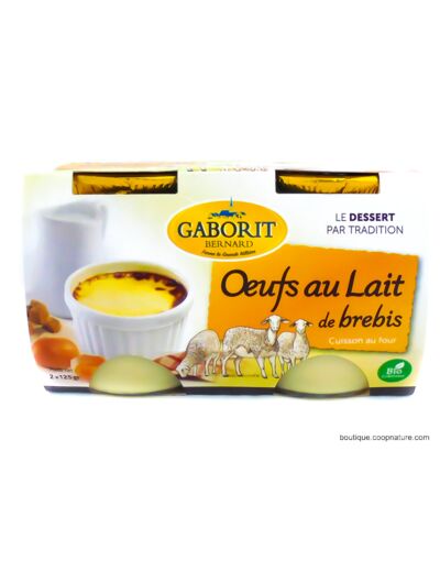 Œufs au Lait de Brebis Bio 2x125g