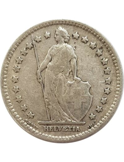 SUISSE 1 FRANC 1907 B TB+