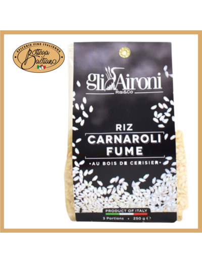 Riz Carnaroli fume au bois de cerisier 250g