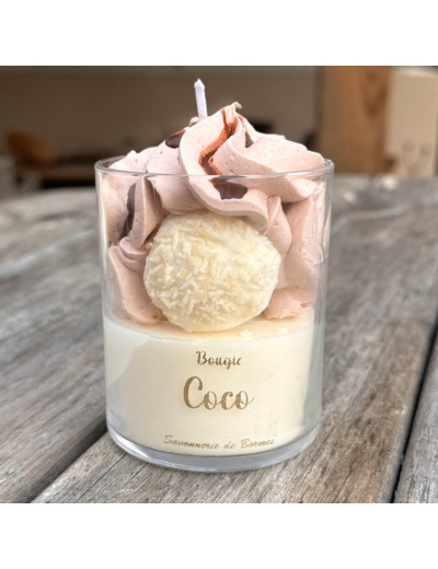 Bougie patissière Coco gournmand 170 g