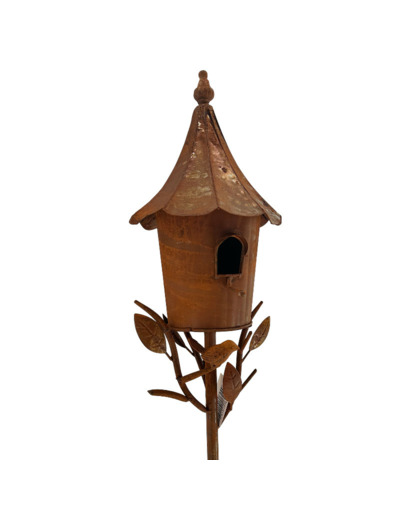 Nichoir maison fer 20x20x173cm