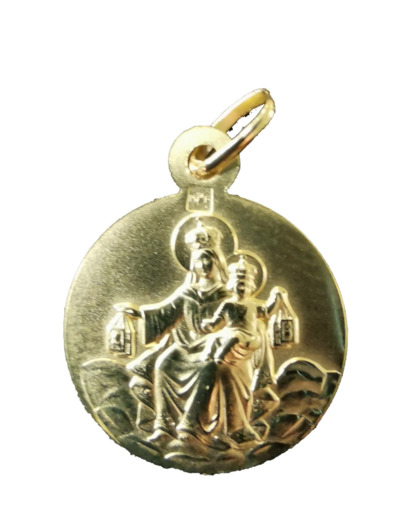 Médaille 15mm en Laiton - SCAPULAIRE