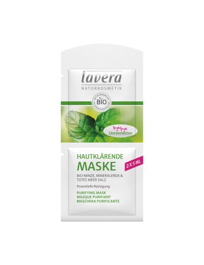 Masque nettoyant purifiant à la Menthe 2x5ml