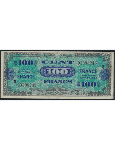 FRANCE 100 FRANCS FRANCE TYPE 1945 SERIE 3 TTB 245 (VF25/03)