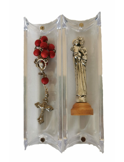 Coffret Statue + Dizainier - SAINT JOSEPH