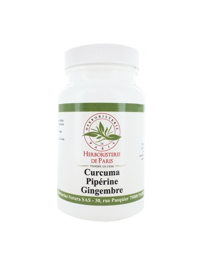 Curcuma Pipérine Gingembre 90 gélules