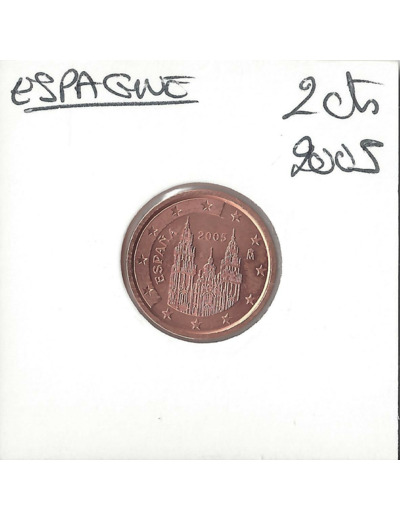 Espagne 2005 2 CENTIMES SUP-