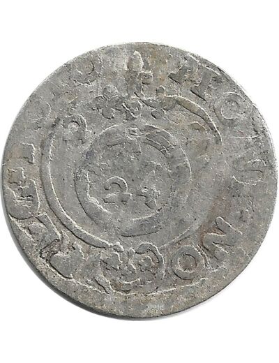 POLOGNE - SIGISMUND III 3 POLKER argent 1622 1gr03 TB-