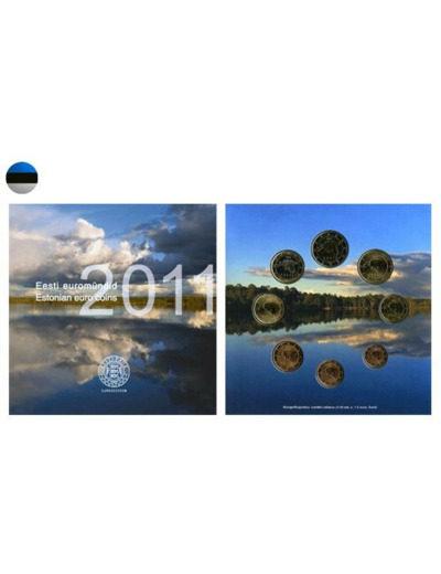 ESTONIE 2011 SERIE 8 monnaies BU