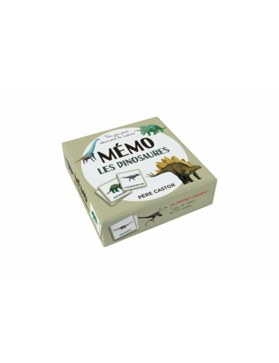 MEMO DES DINOSAURES - UN JEU POUR LES PETITES MAINS