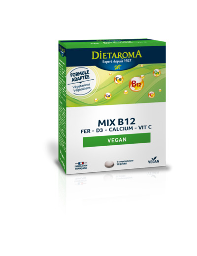 MIX B12-Vegan-60 comprimés-Dietaroma