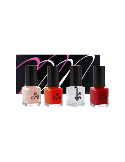 Coffret MondeBio Box vernis Tapis rouge