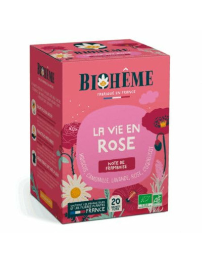 Infusion La Vie en Rose 20x1,3g Biohême