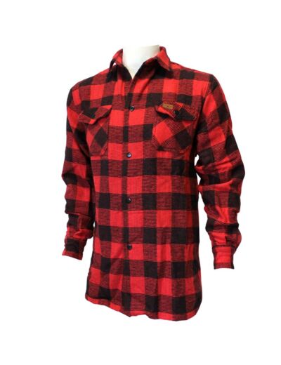 Chemise de bûcheron à carreaux "Longhorn" (rouge)