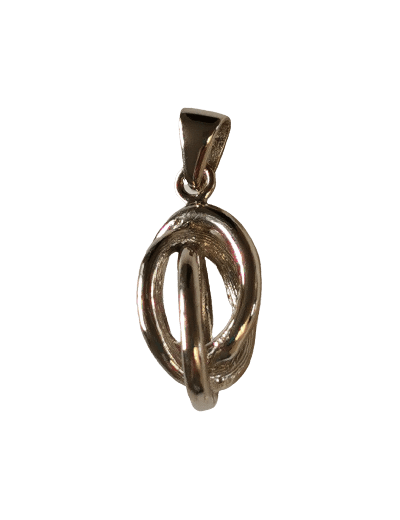 Pendentif en Argent 925 - NOEUD FORCAT 20mm