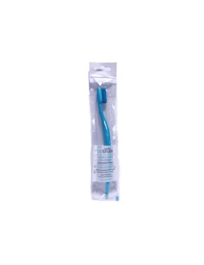 Brosse À Dents Bleu Adultes Médium-Souple Éco