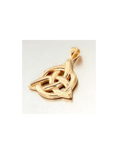 Pendentif en Plaqué Or - TRINITY 14mm