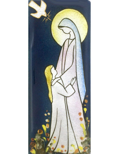 Vierge de l'affection fille 15,5X6,5cm - EMAUX DU LIBAN
