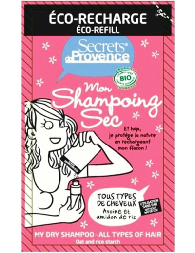 Shampooing sec poudre ts chev. 38ml rech Secrets de Provence