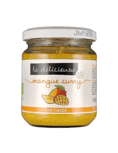 Tartinade Mangue Curry 180g Bio