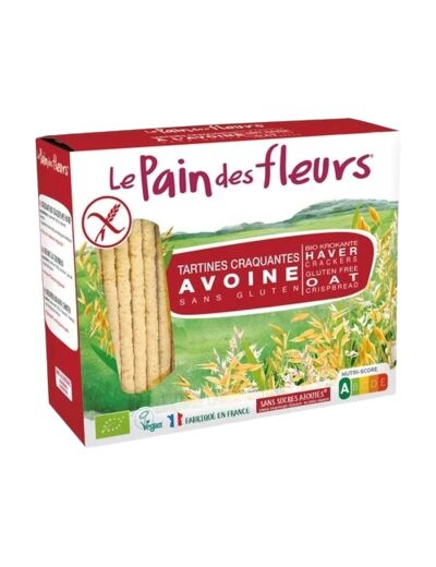 Tartines craquantes Avoine Bio-150g-Le Pain des fleurs