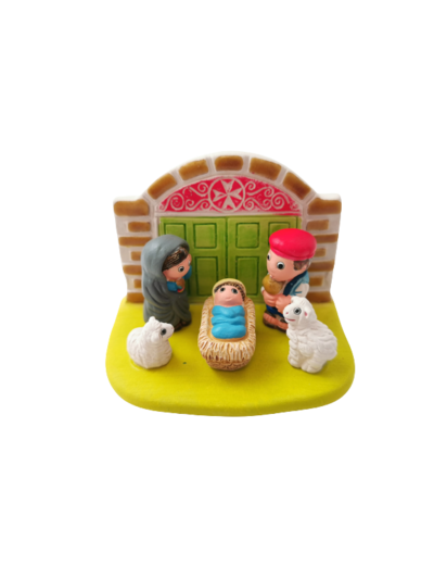 CRECHE en céramique BLOC 8x7cm- MALTE
