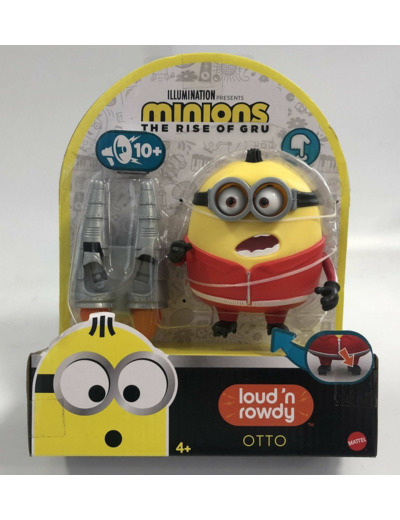 FIGURINE OTTO MINIONS THE RISE OF GRU de chez MATTEL