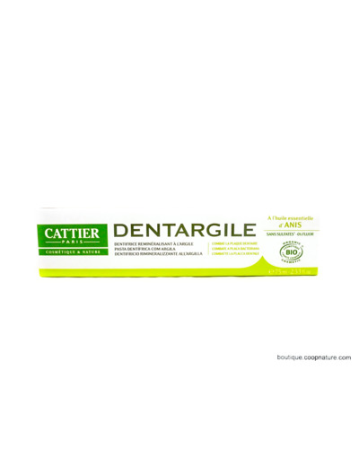 Dentifrice Dentargile à l'Anis Ecocert 75ml