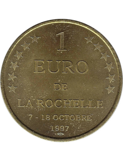 EURO TEMPORAIRE 1 EURO DE LA ROCHELLE 1997 SUP