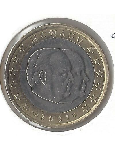 MONACO 2001 1 EURO SUP-