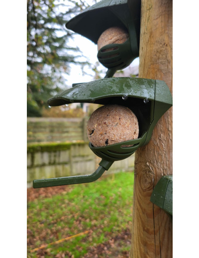 Lot de 3 Supports Boule de Graines Oiseaux Sauvage Aéris