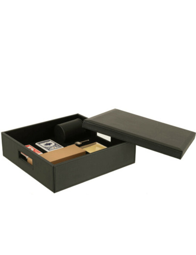 Coffret multifonction échecs et cartes 35x35x10cm