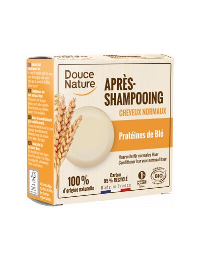 Après shampoing solide cheveux normaux 65g