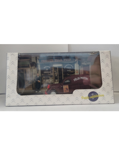 CITROEN 2CV FELIX POTIN (Les petits utilitaires) 1/43 BOITE D'ORIGINE