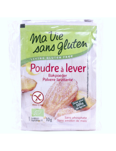 Poudre à Lever Sans Gluten Bio 1 Sachet de 40g