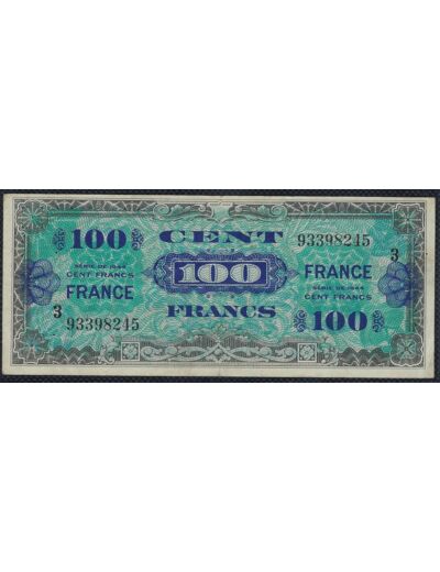 FRANCE 100 FRANCS FRANCE TYPE 1945 SERIE 3 TTB 245 (VF25/03)