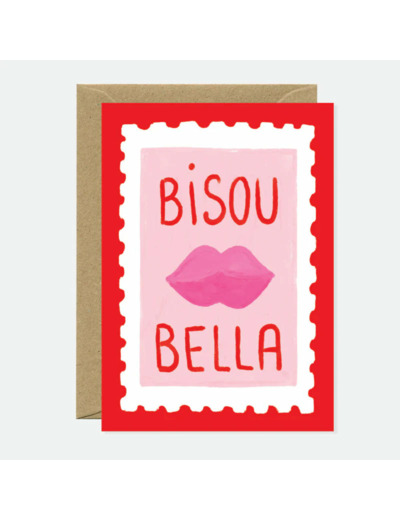 Carte postales Bisou Bella - Greeting Card - All the ways to say