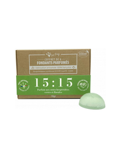 Coffret de 6 fondants parfumés 15:15